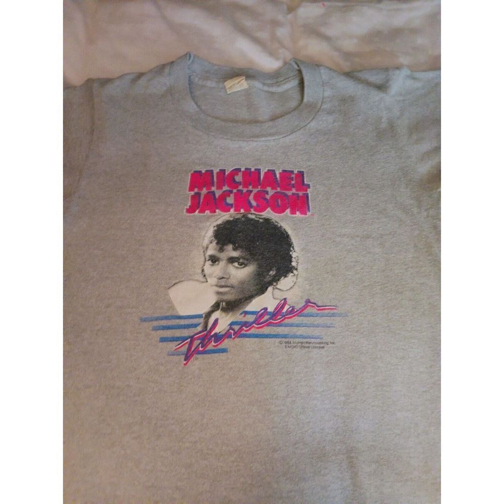 Vintage 1984 Michael Jackson Thriller Shirt. Youth Med. 10/12